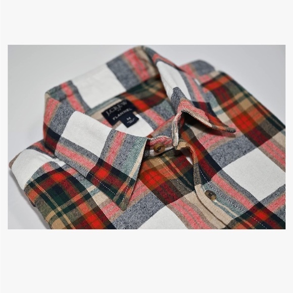 J Crew Classic Flannel Shirt - Picture 1 of 7